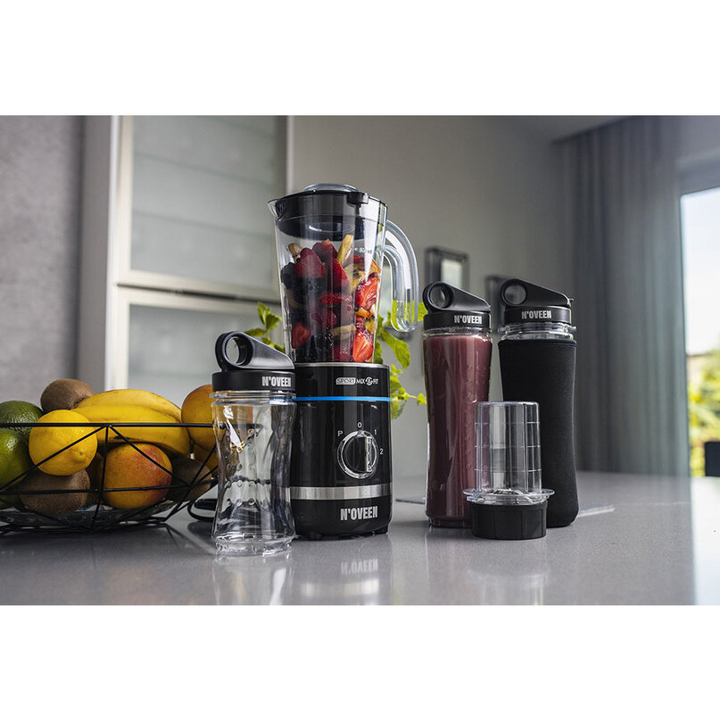 NOVEEN Sport Mix & Fit SB2000 Xline smoothie mixér čierny
