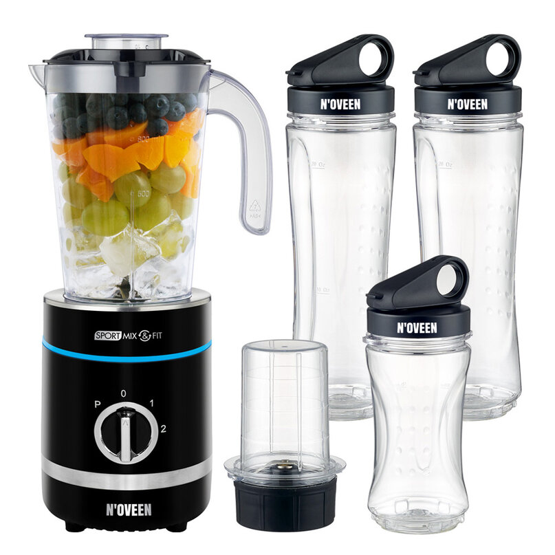 NOVEEN Sport Mix & Fit SB2000 Xline smoothie mixér čierny