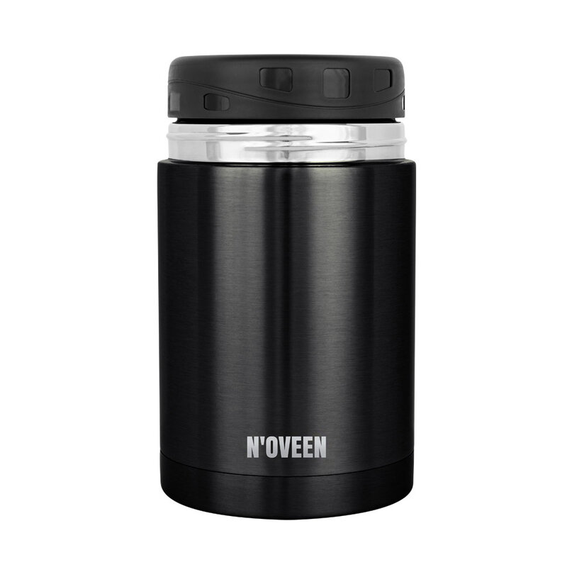 NOVEEN TB955 termoska na obedy 800ml čierna