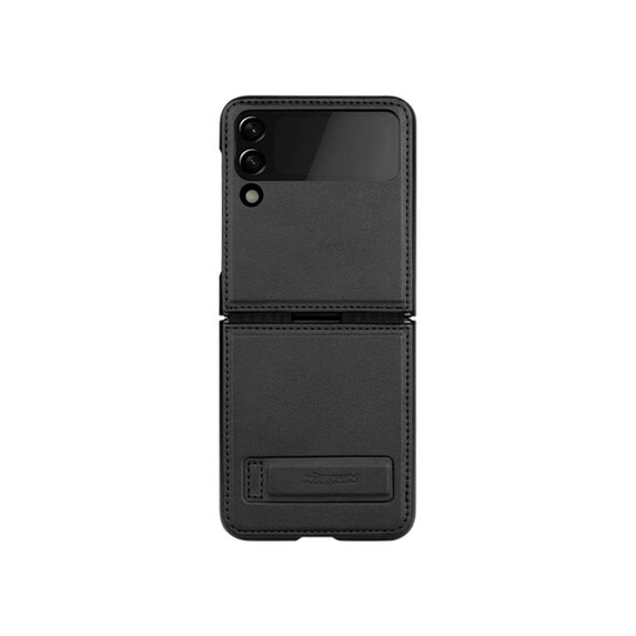 Ochranný kryt Nillkin Qin Leather Pro pre Samsung Z Flip 4 5G čierny