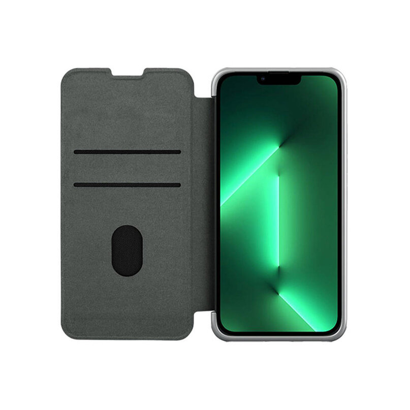 Ochranný kryt Nillkin Qin PRO Leather pre iPhone 13 PRO Max čierny