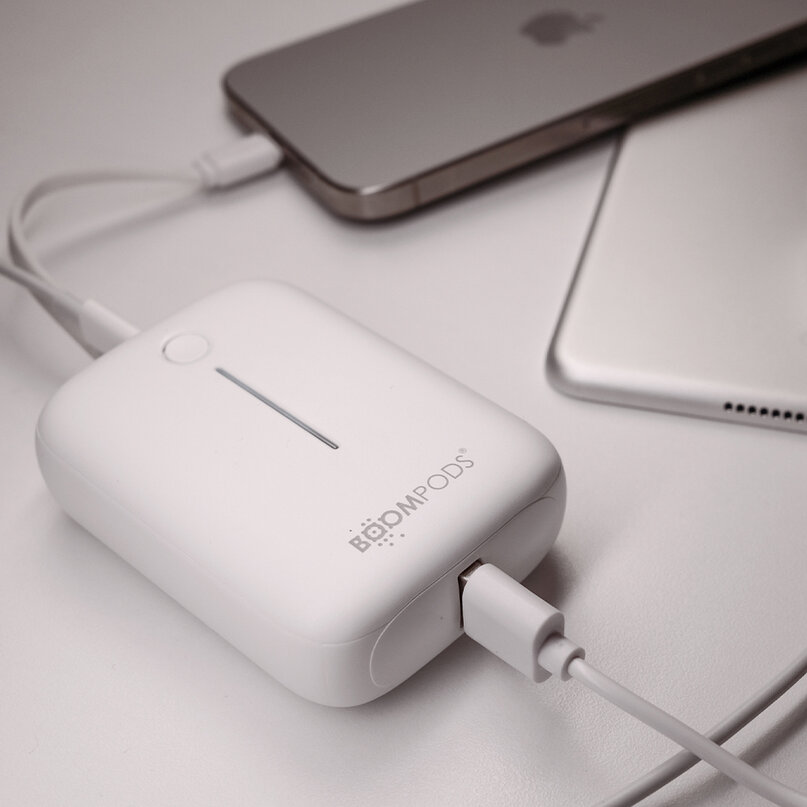 Power banka BOOMPODS Loop 10000mAh biela