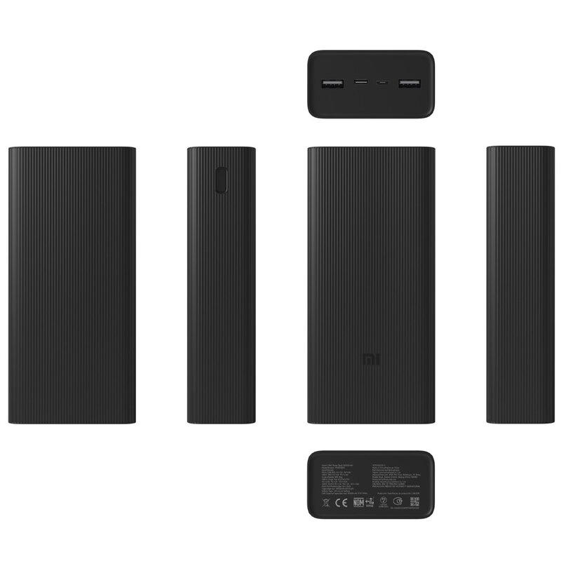 Power banka Xiaomi 18W 30000mAh čierna