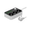 Predlžovací kábel LDNIO SE3631 3xAC, 6xUSB 1,6m