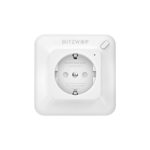 Smart zásuvka BlitzWolf BW-SHP8 3680W, 16A WiFi