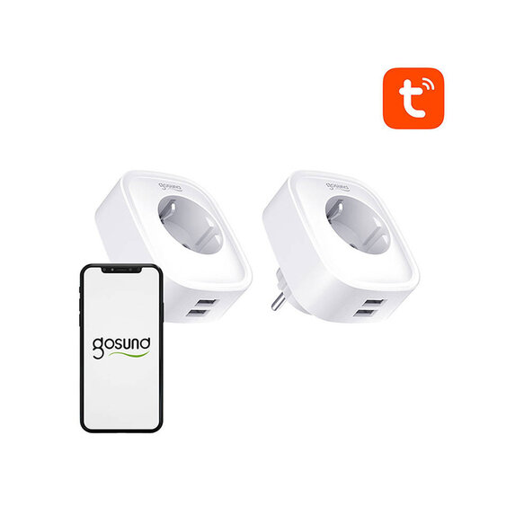 Smart zásuvka Gosund SP112 2xUSB Tuya 2-pack