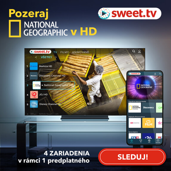 Sweet.tv predplatné 12 mesiacov balík “L