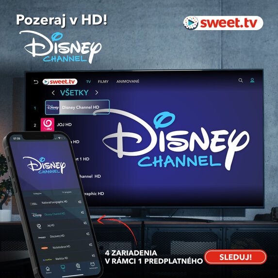 Sweet.tv predplatné 12 mesiacov balík “L