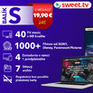 Sweet.tv predplatné 3 mesiace balík “S