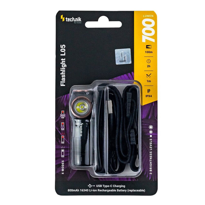 Technik Flashlight L05 baterka 700 lumenov