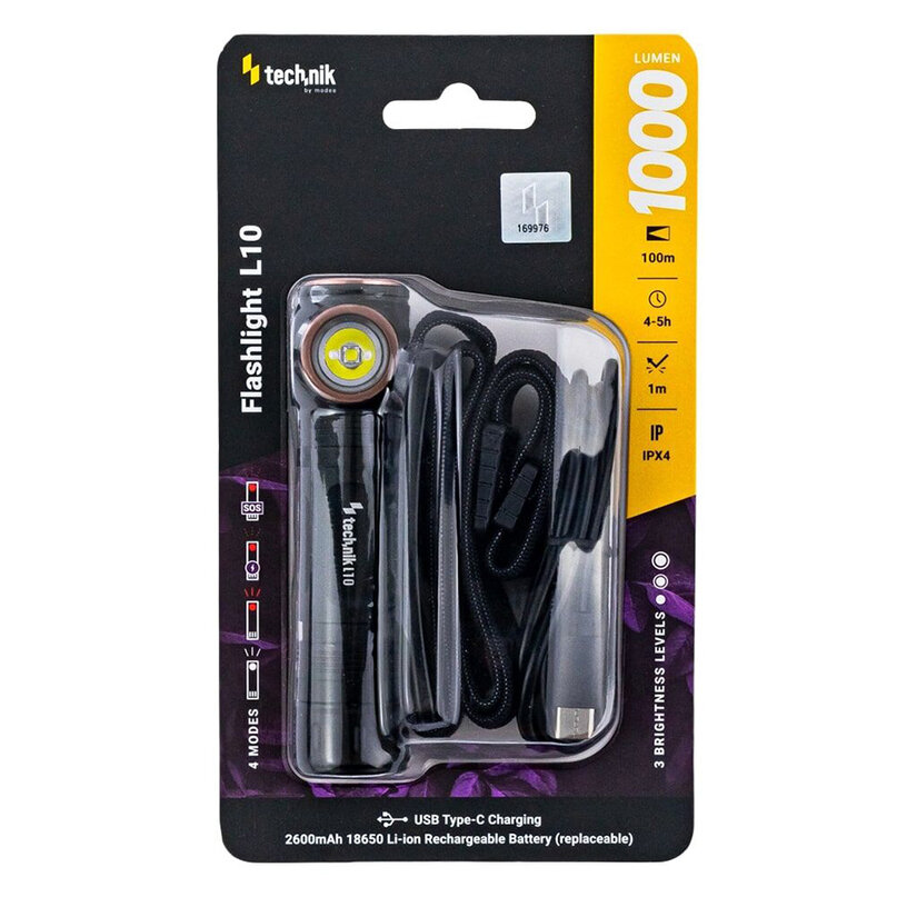 Technik L10 čelovka 1x18650 SST25 1000 lumenov