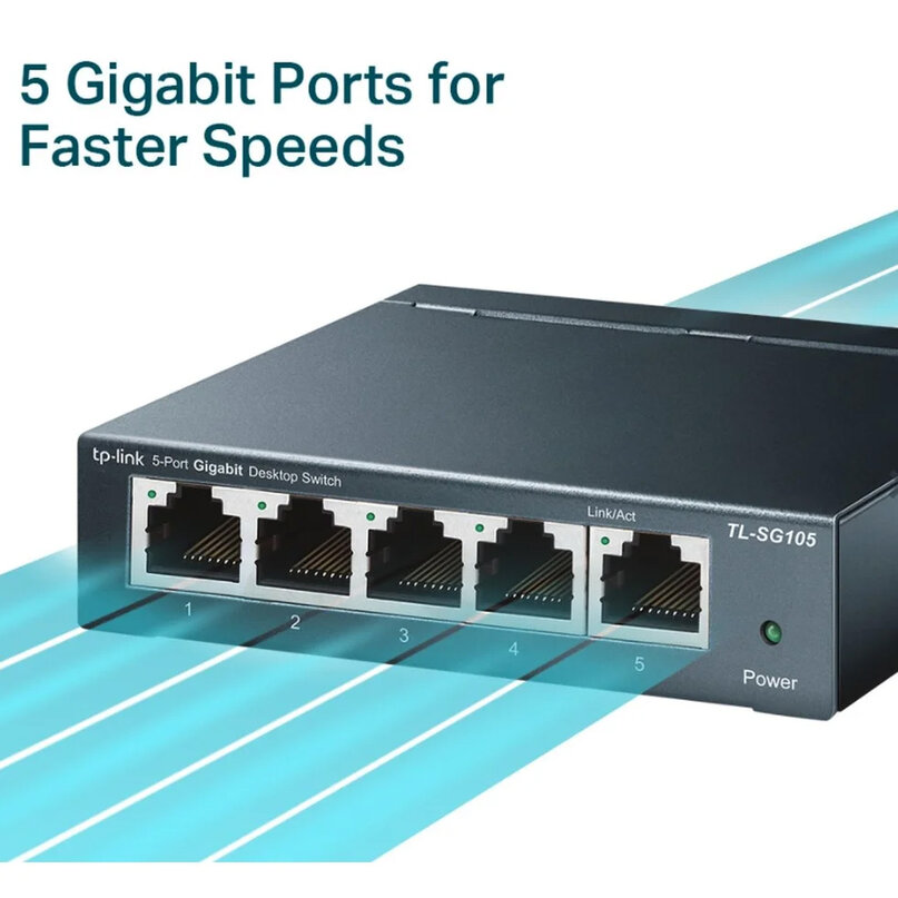 TP-Link SG105 5-portový switch 1Gbps