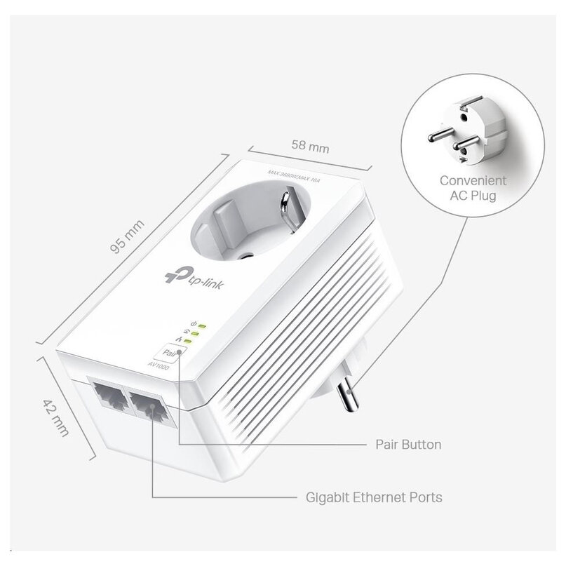 TP-Link TL-PA7027PKIT powerline adaptér