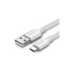 UGREEN USB-A/C kábel 25 cm QC3.0 biely