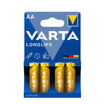 VARTA LONGLIFE alkalické batérie 4ks AA