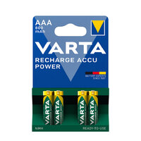 VARTA nabíjateľné batérie 800mAh 4ks AAA