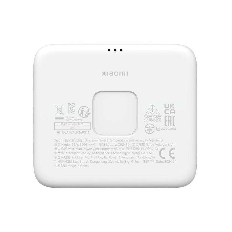 Xiaomi Mi monitor3 - teploty a vlhkosti