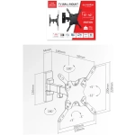 Superior držiak na TV 13-42" Motion Extra Slim