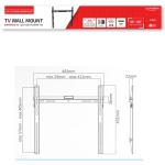Superior držiak na TV 32-55" Fixed Ultra Flat