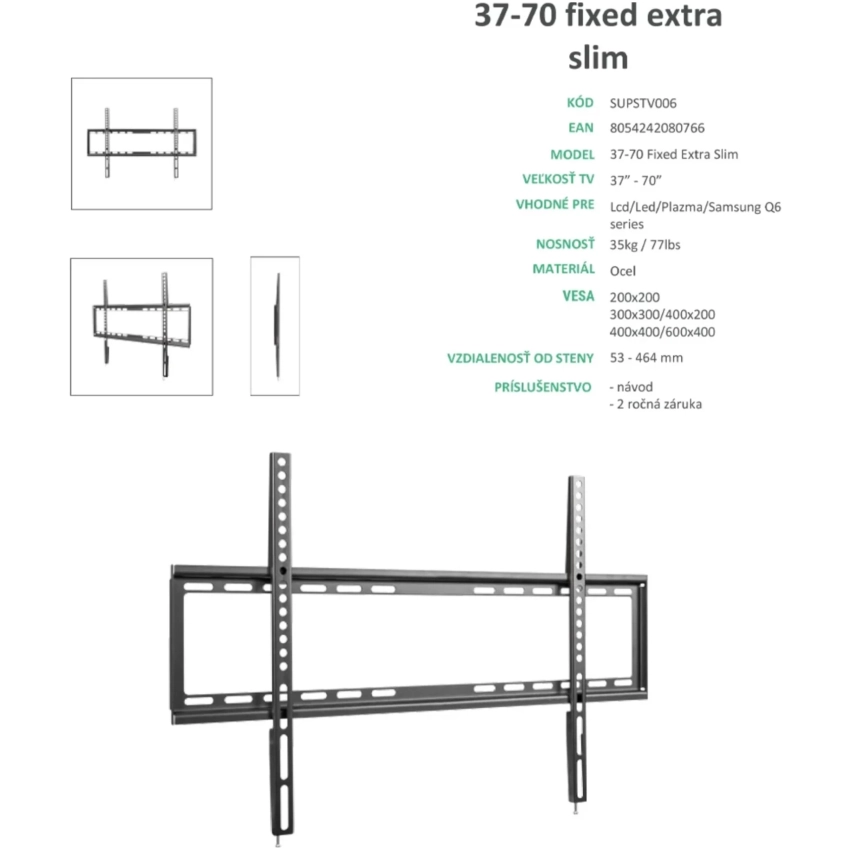 Superior držiak na TV 37-70" Fixed Extra Slim