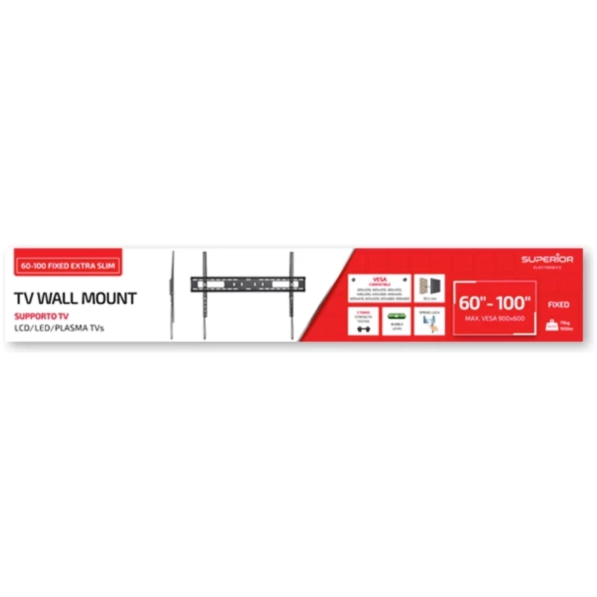 Superior držiak na TV 60-100" Fixed Extra Slim