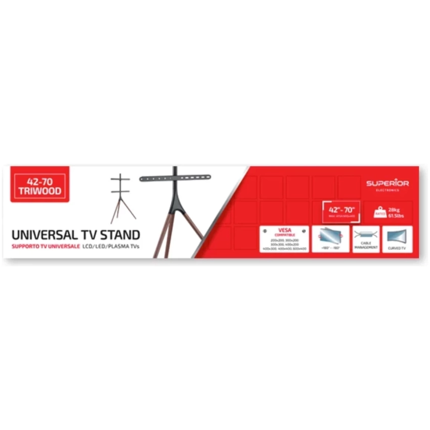 Superior držiak na TV 42-70" Triwood