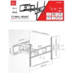 Superior držiak na TV 37-80" Full Motion Extra Slim