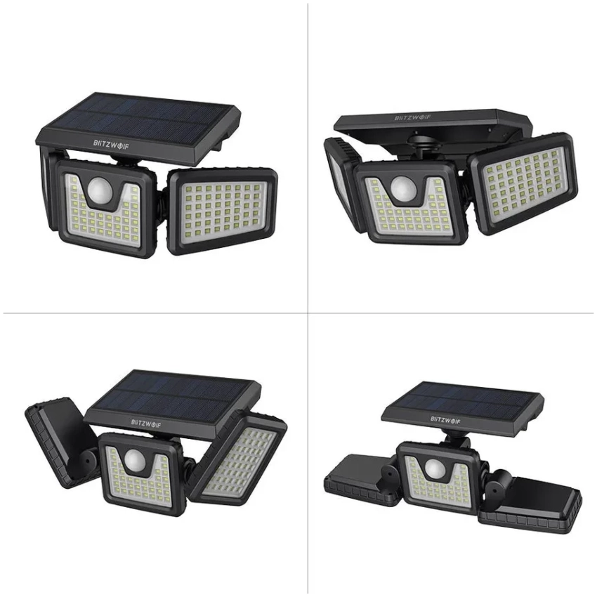 BlitzWolf LED solárna lampa BW-OLT4 so senzorom