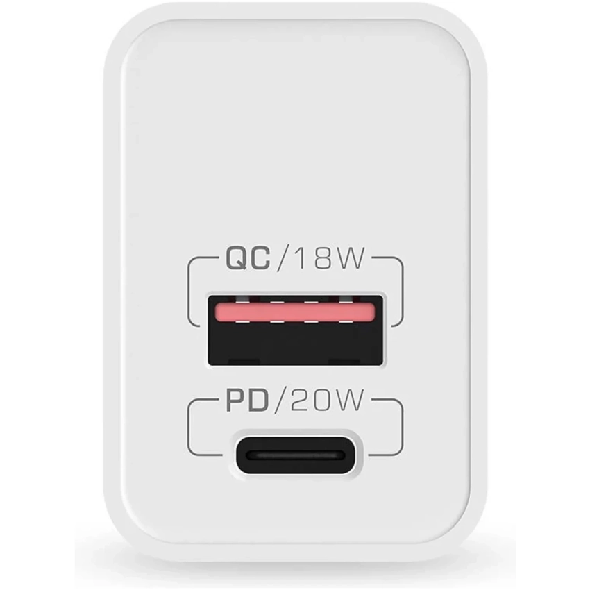 BlitzWolf BW-S20 nabíjačka mobilných zariadení USB, USB-C 20W biela