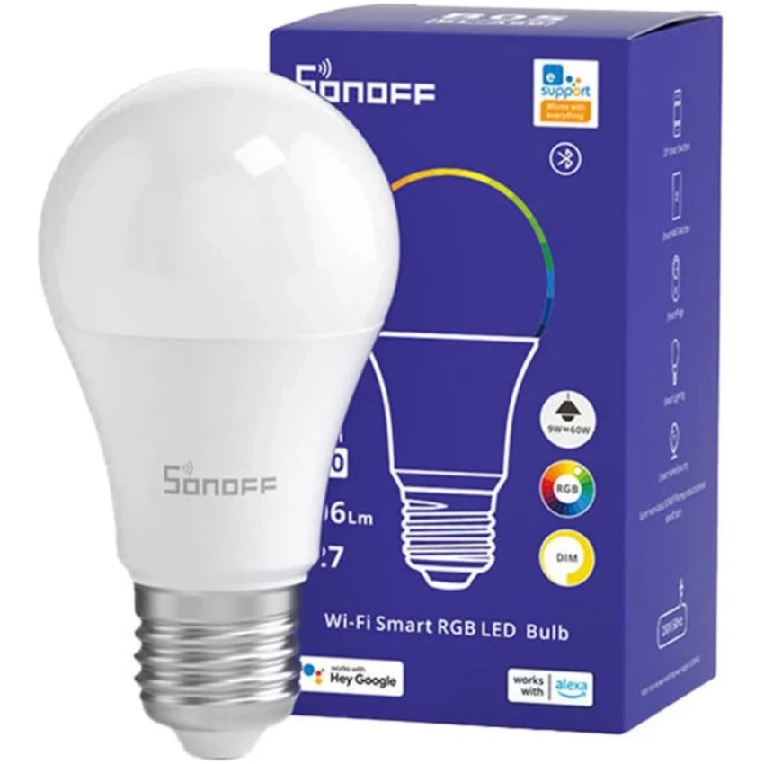 SMART LED ziarovka Sonoff B02-BL-A60 biela