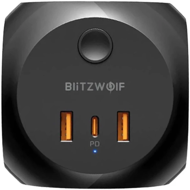 Predlžovací kábel BlitzWolf BW-PC1 3xAC, 2xUSB, 1xUSB-C