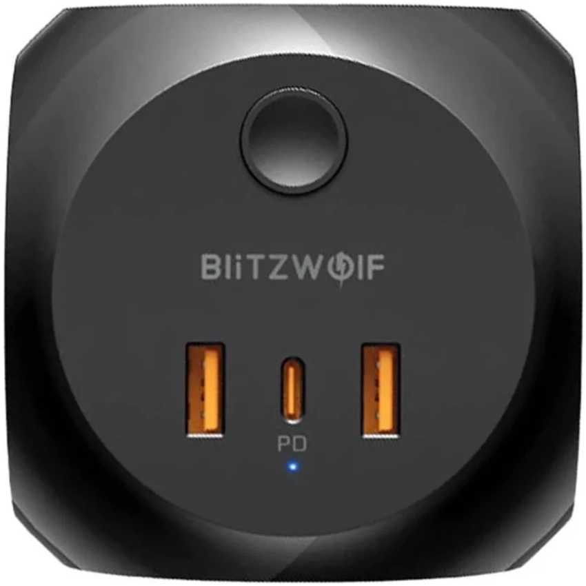 Predlžovací kábel BlitzWolf BW-PC1 3xAC, 2xUSB, 1xUSB-C