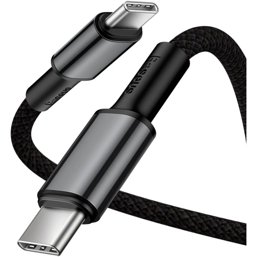Baseus USB-C/C kábel 100W 2m čierny (CATGD-A01)
