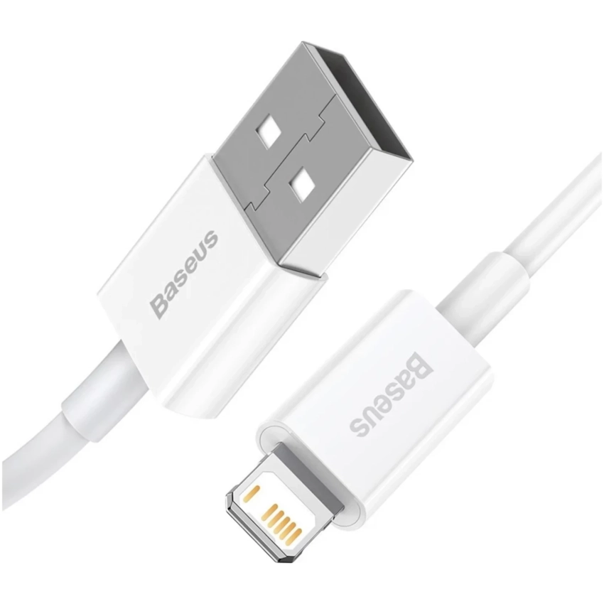 Baseus Superior lightning kábel 0,25m 2,4A biely