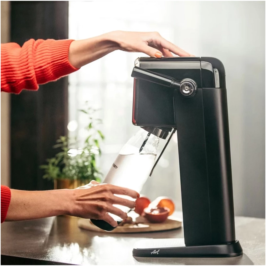 SodaStream ART + 1l fľaša + bombička čierna