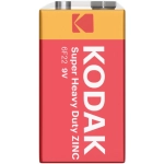 Kodak SUPER HEAVY duty zinc-chloride 9V batéria