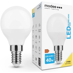 Modee Lighting LED žiarovka E14 4,9W 2700K MINI G45 (40W)