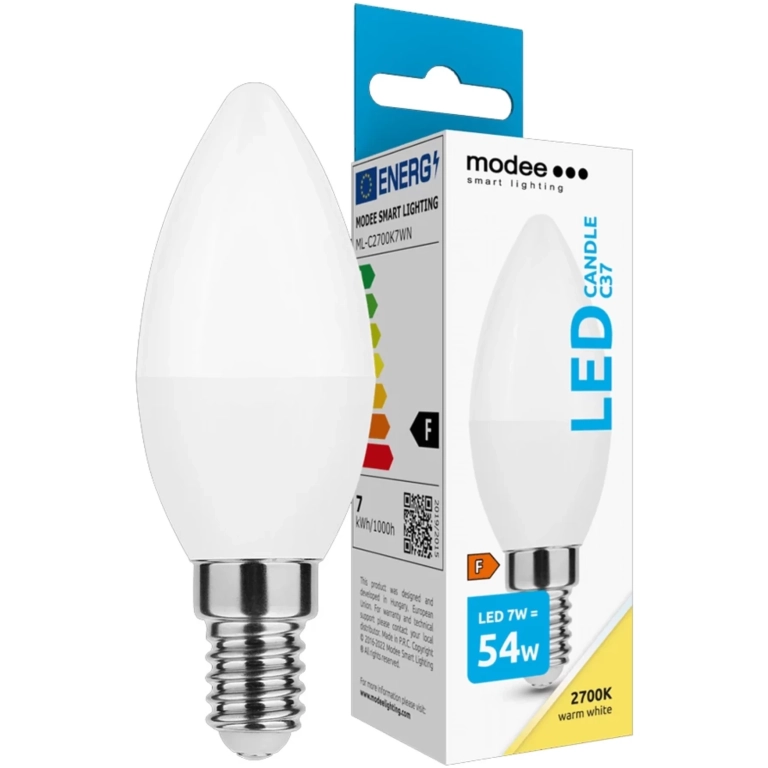 Modee Lighting LED žiarovka E14 7W 2700K CANDLE (54W)