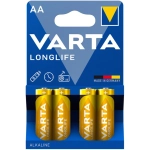 VARTA LONGLIFE alkalické batérie 4ks AA