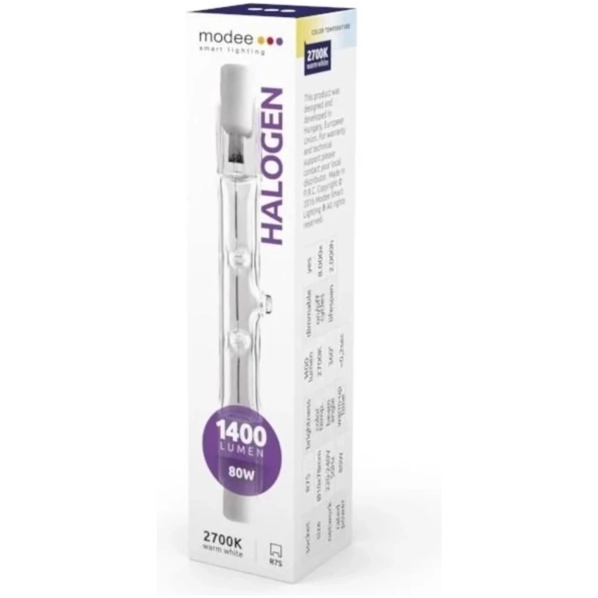Modee Lighting ECO Halogen R7S 78mm 80W 1400 lumenov