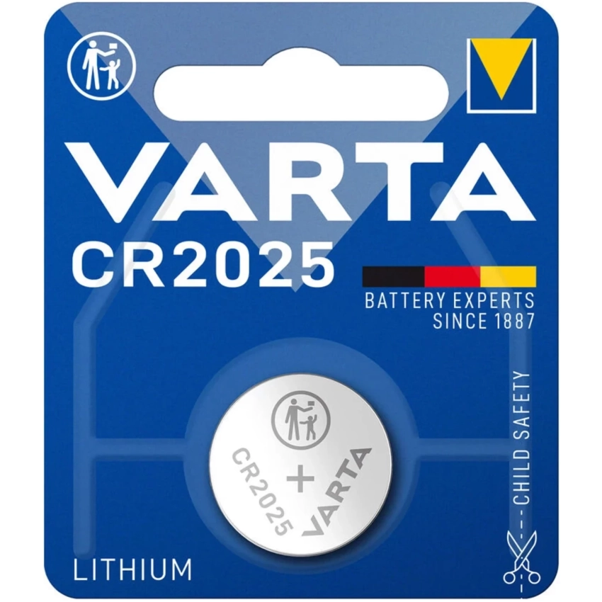VARTA gombíková batéria CR2025 1ks 3V