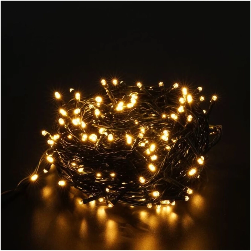 Modee Lighting LED vianočná reťaz 200 LED 20m teplá biela