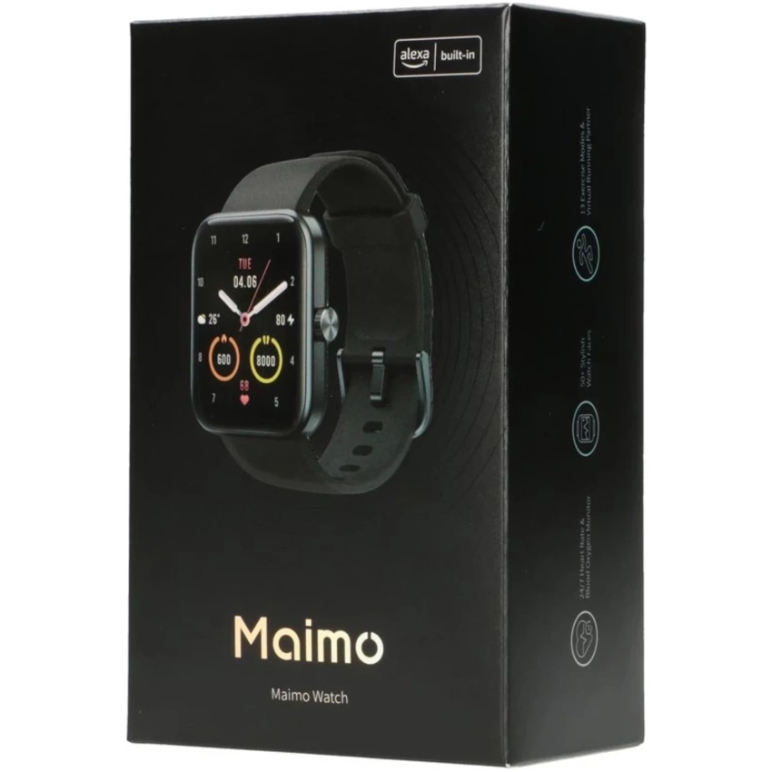 Smart hodinky 70mai Maimo čierno oranžové