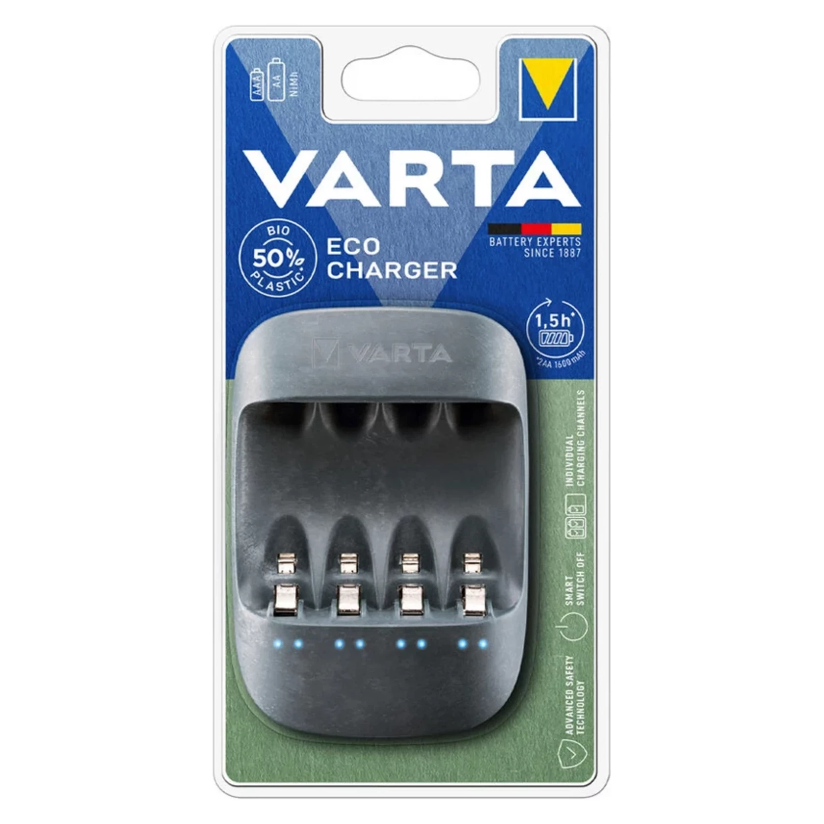 VARTA nabíjačka batérií AA/AAA ECO bez batérií VARTA nabíjačka batérií AA/AAA ECO bez batérií