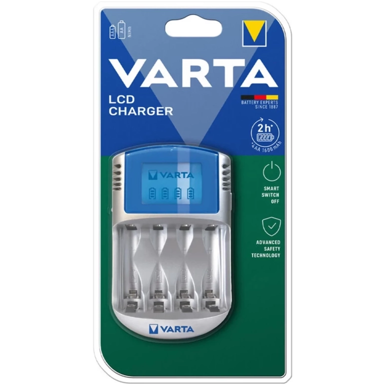VARTA nabíjačka batérií AA/AAA LCD 120 min bez batérií