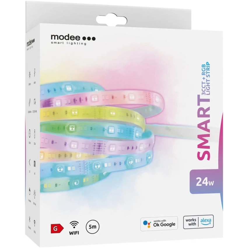 Modee LED Smart pás 3,4W/m, 5m, RGB