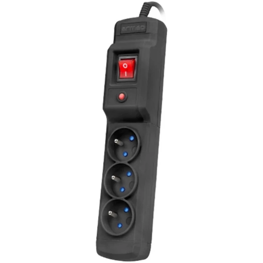 Predlžovací kábel Armac Multi M3 3 zásuvky, 5m čierny