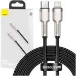 Baseus Cafule USB-C/Lightning 2m čierna PD 20W (CATLJK-B01)