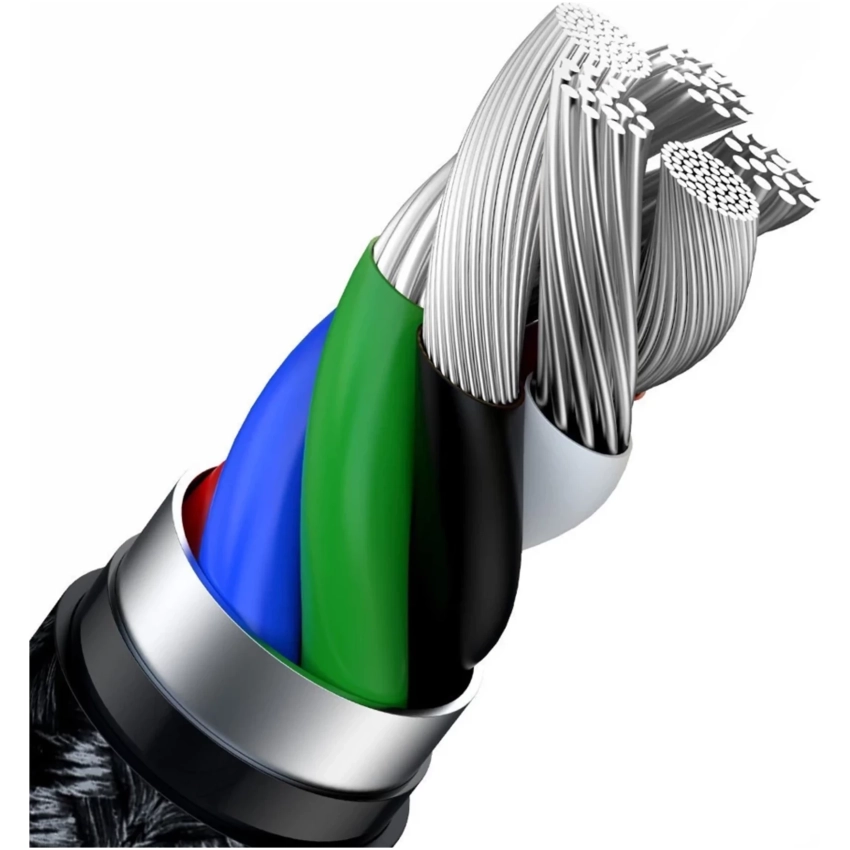 Baseus Cafule USB-C/Lightning 2m čierna PD 20W (CATLJK-B01)