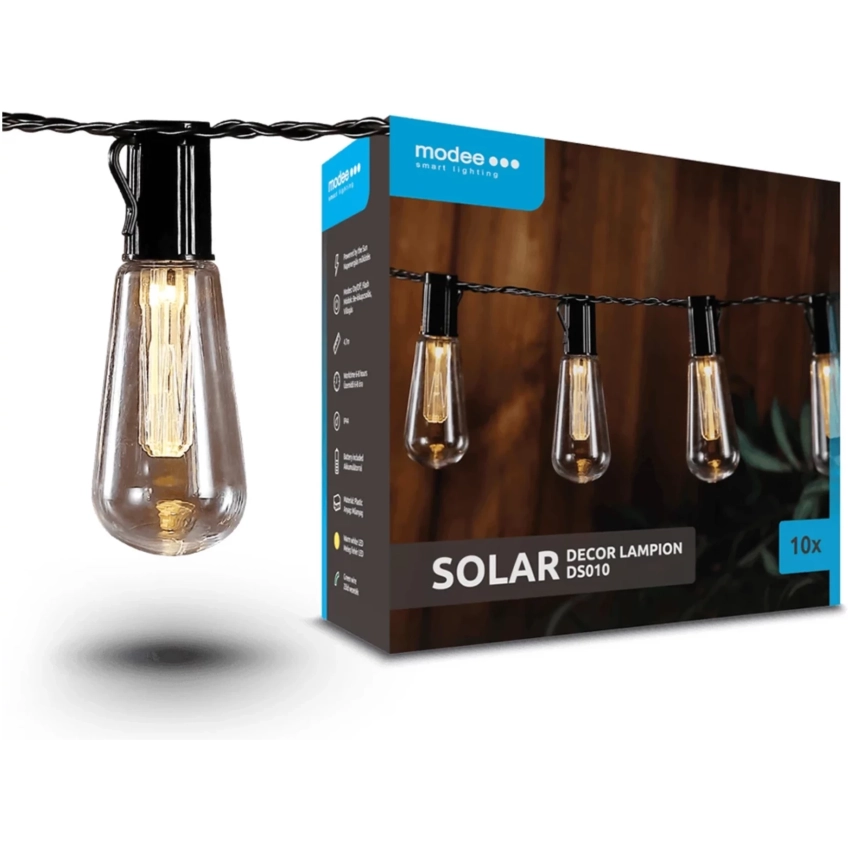 Modee solárne svietidlo DS010 10ks 4,7m